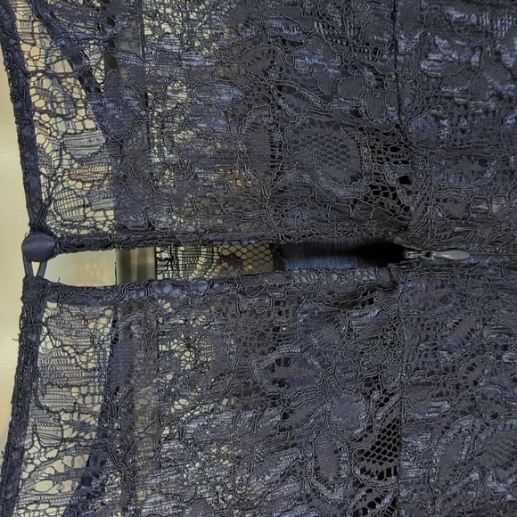 Adrianna Papell Lace Peplum Sheath Dress - Picture 10 of 13